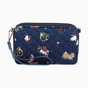 NWT Vera Bradley All in One Crossbody in Snow Globe Motif
